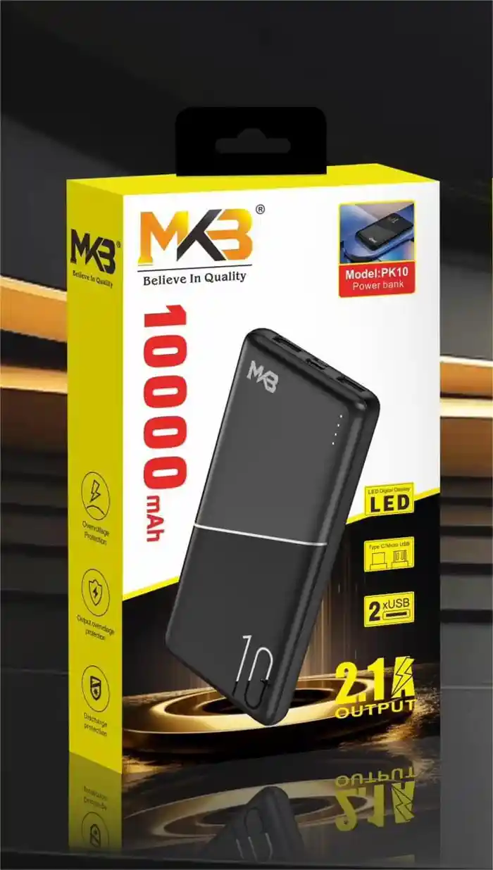 MKB PK10 10000mah power bank 2.1A